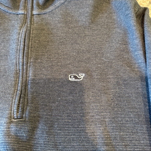 Vineyard Vines Saltwater Quarter Zip Jet Black - Small - Picture 2 of 6